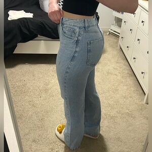 Dynamite heidi wide leg jeans